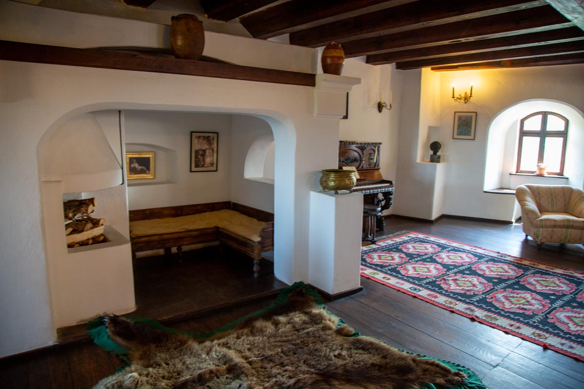 Romania, Bran castle - Medieval -music room