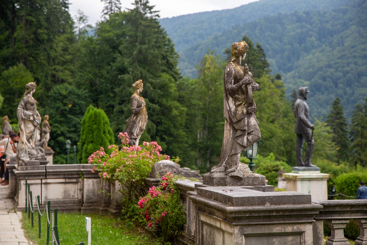 Romania, Peles Castle - Gardens - renaissance