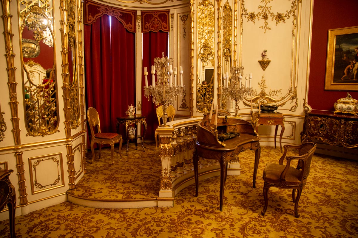 Romania, Peles Castle - Guests room- Rococo style
