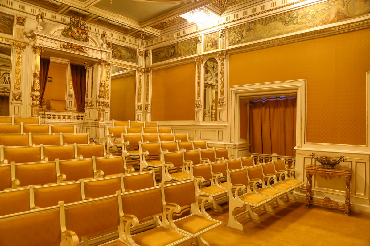 Romania, Peles Castle - Theatre Hall