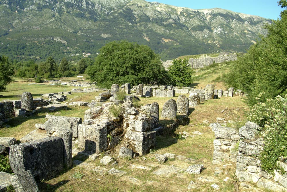 Greece, ancient Dodona - Christian basilica