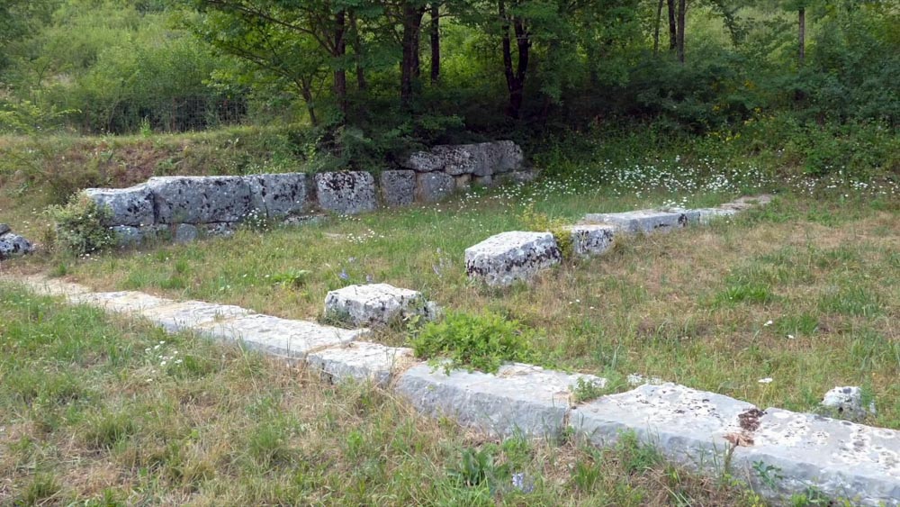 Greece, ancient Dodona - temple of Dione(old)