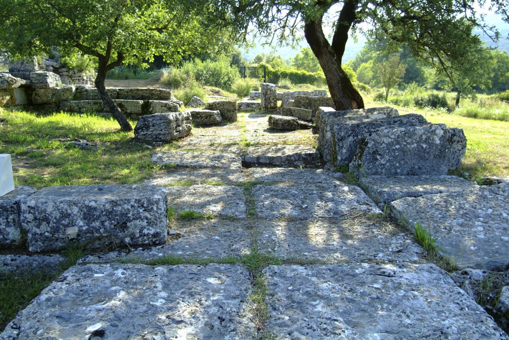 Greece, ancient Dodona - temple of Heracles