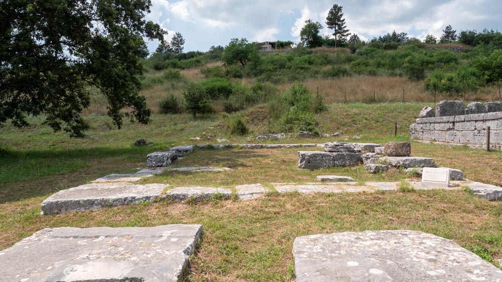 Greece, ancient Dodona - temple of Themis