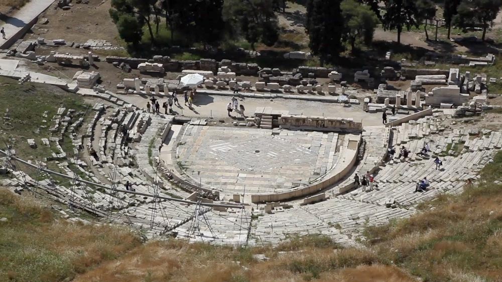 Greece, Athens, Greek theatre - Theatre of Dionysus