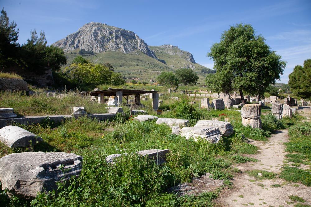 Greece, Corinth, South stoa