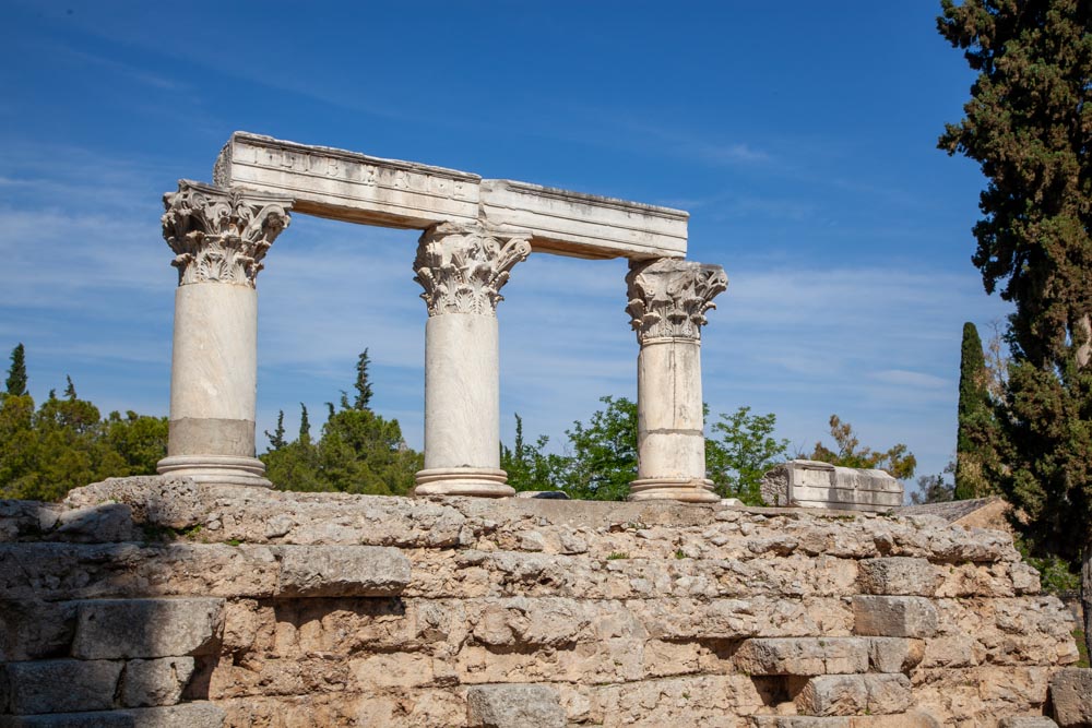 Greece, Corinth, Temple of Octavia