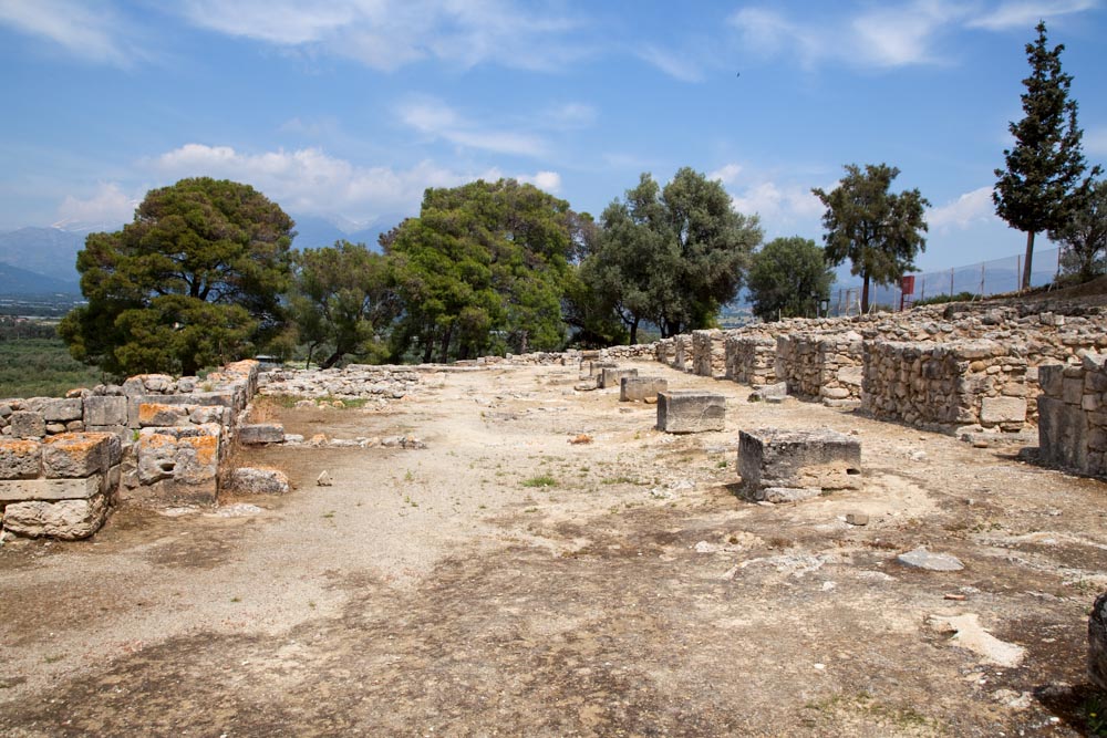 Greece, Crete, Hagia Triada -Agora - Minoan site