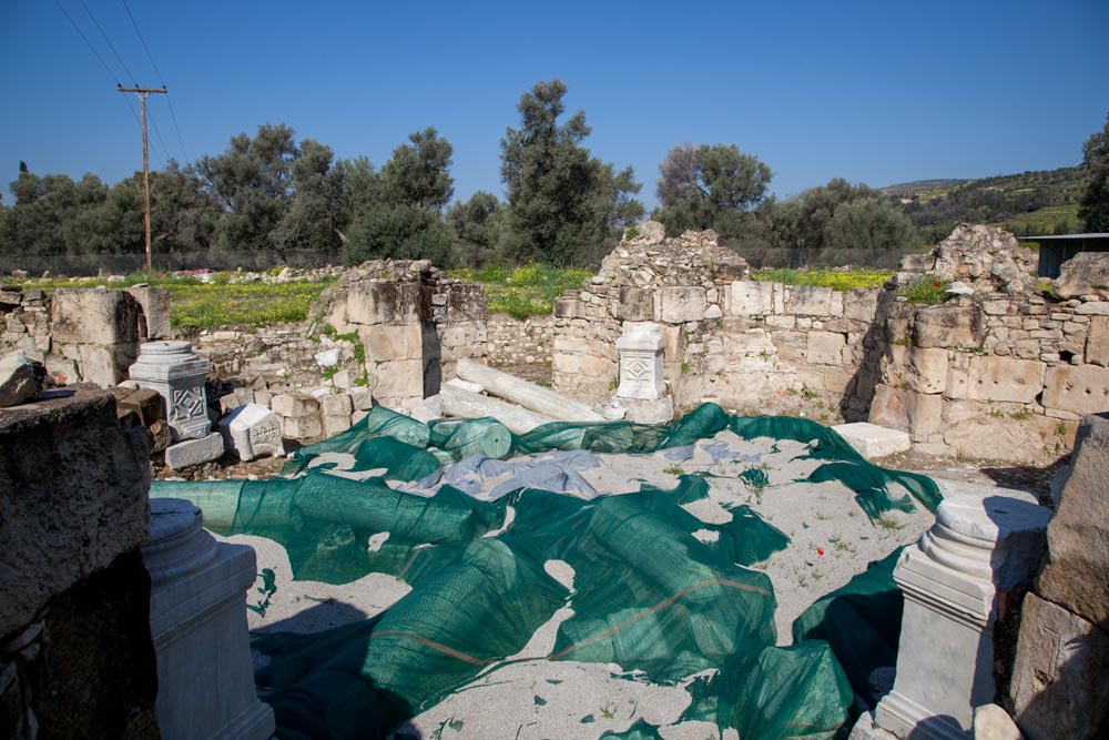 Greece, Crete, Gortyn - Byzantine Basilica