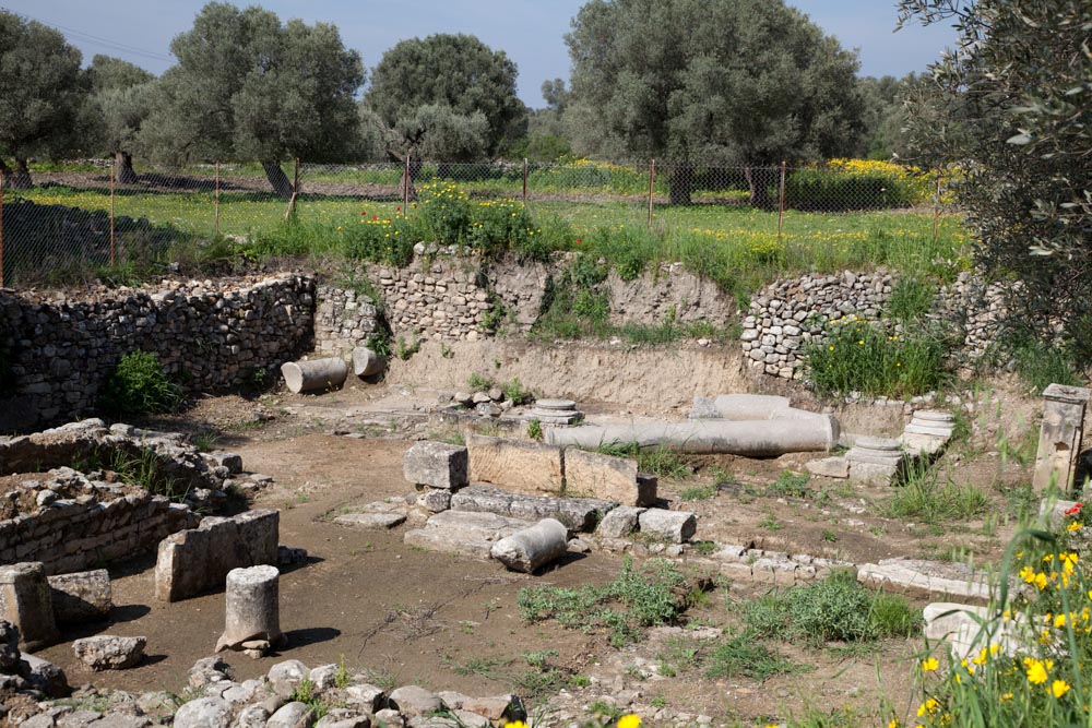 Greece, Crete, Gortyn - Roman fountains