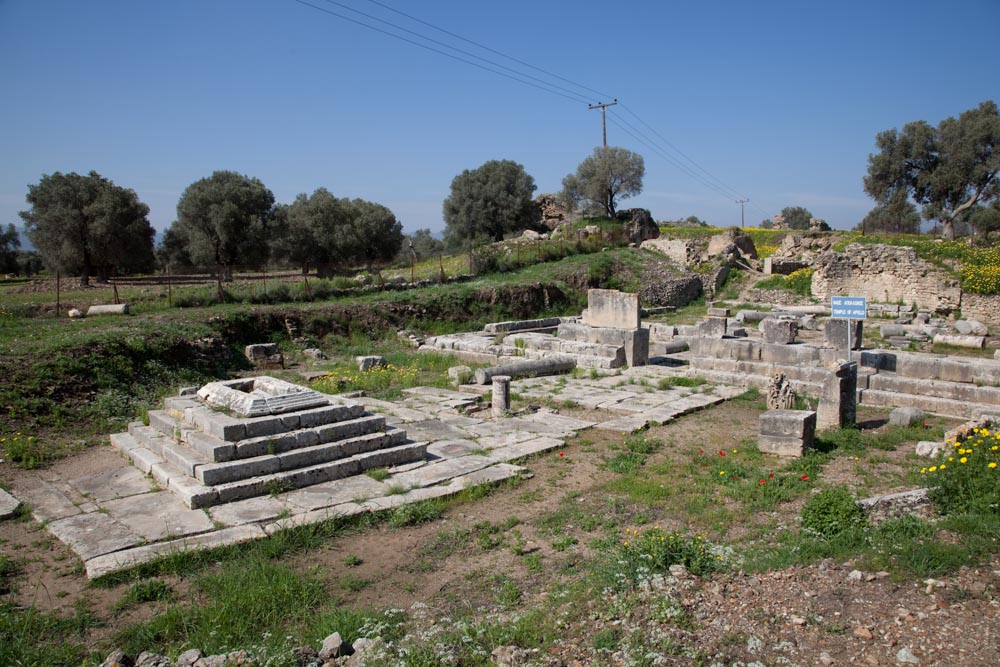 Greece, Crete, Gortyn - Temple of Apollo Pythios
