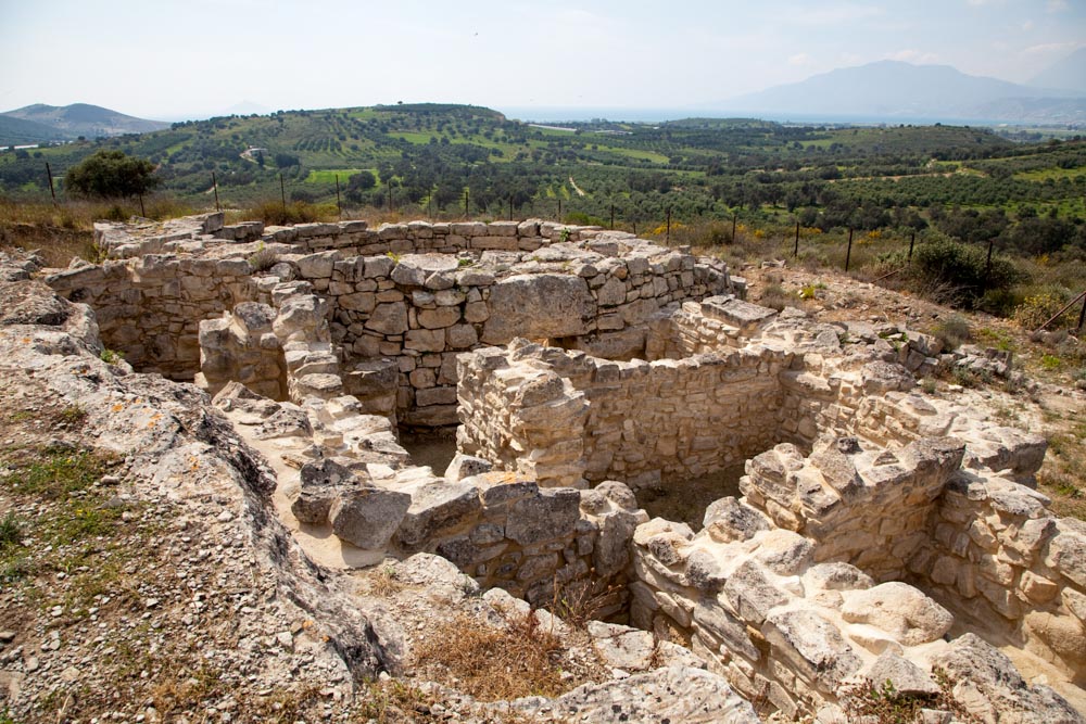 Greece, Crete, Kamilari, Minoan Tholos (Beehive) tomb