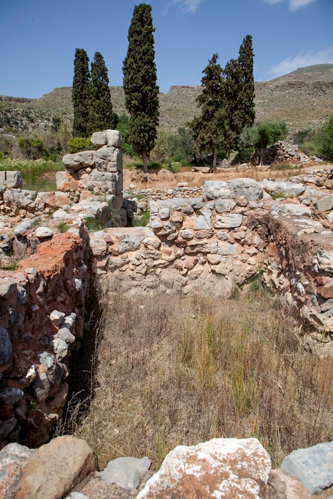Greece, Crete, Kato Zakros - Minoan Palace - Archive room