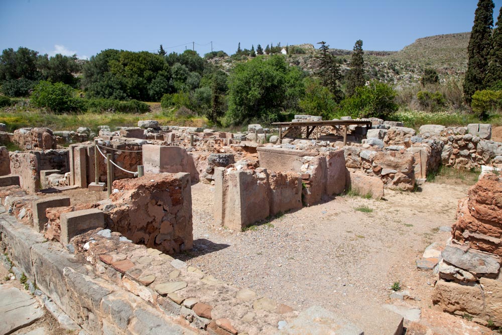 Greece, Crete, Kato Zakros - Minoan Palace - lustral basin