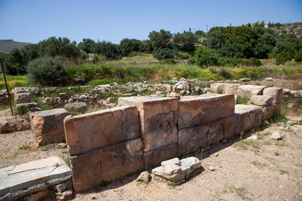 Greece, Crete, Kato Zakros - Minoan Palace - south wing
