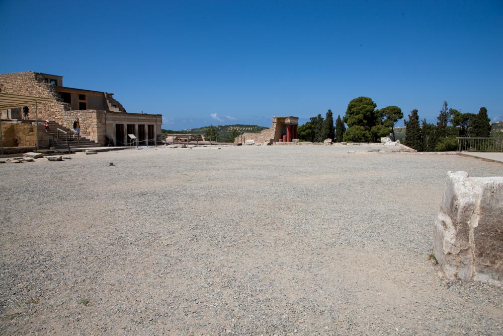 Greece, Crete, Knossos - central court