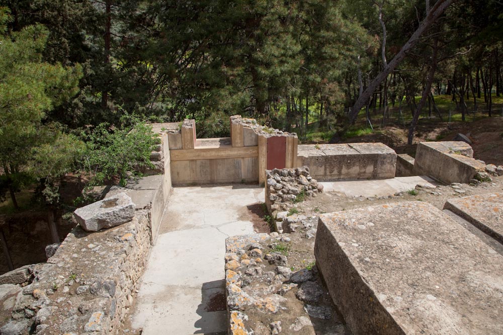 Greece, Crete, Knossos - East bastion