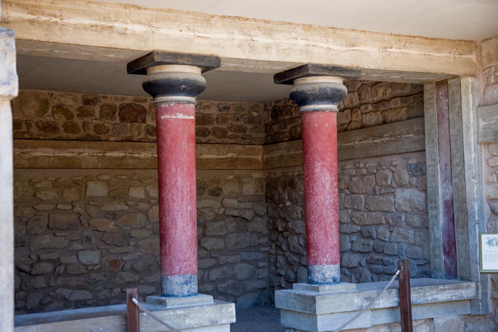 Greece, Crete, Knossos - house of the Chancel screen