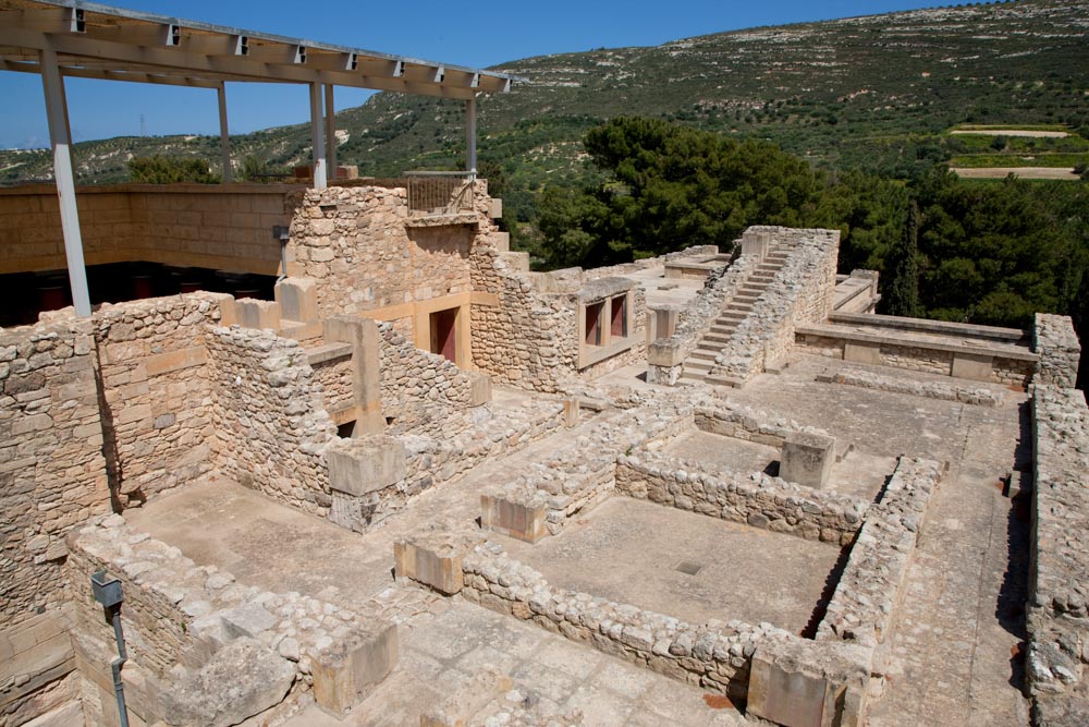 Greece, Crete, Knossos - Minoan east wing
