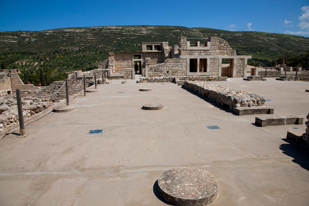 Greece, Crete, Knossos - Minoan great hall