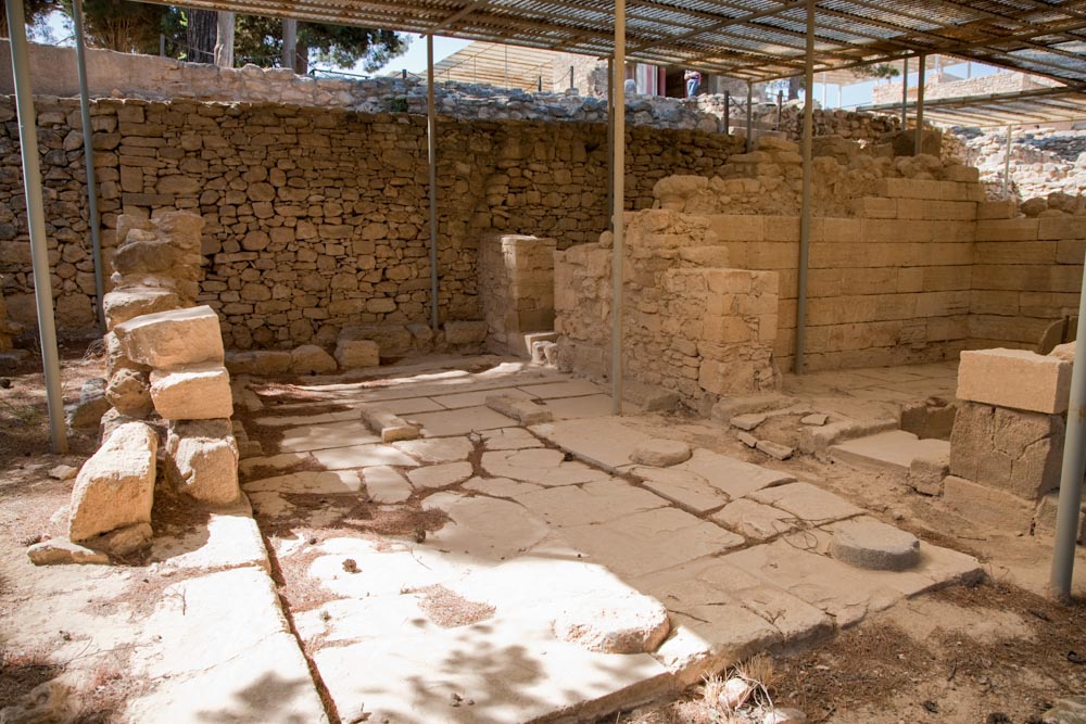 Greece, Crete, Knossos - Minoan house (south east)