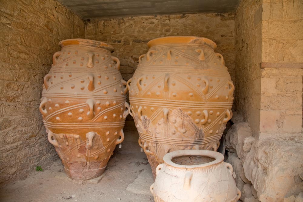 Greece, Crete, Knossos - Minoan Magazines of the Giant Phitoi