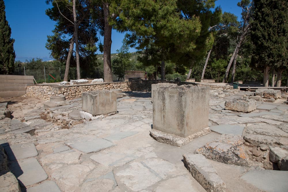 Greece, Crete, Knossos - Minoan North Pillar Hall