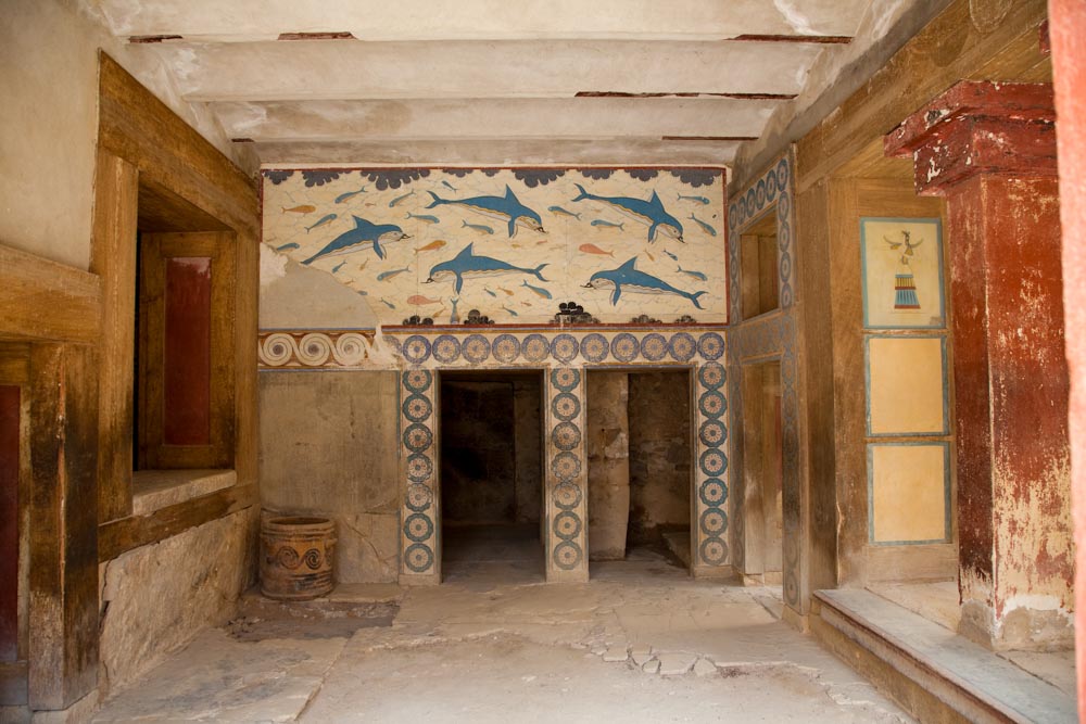Greece, Crete, Knossos - Minoan Queen's Megaron