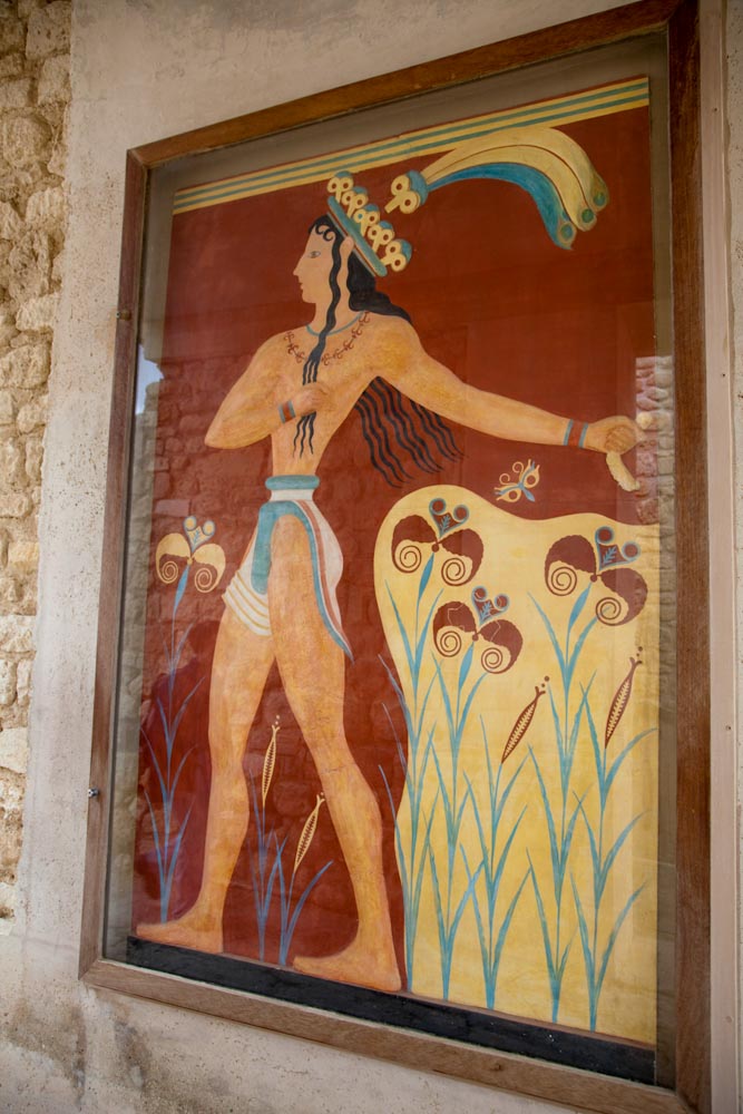 Greece, Crete, Knossos - Minoan south entrance