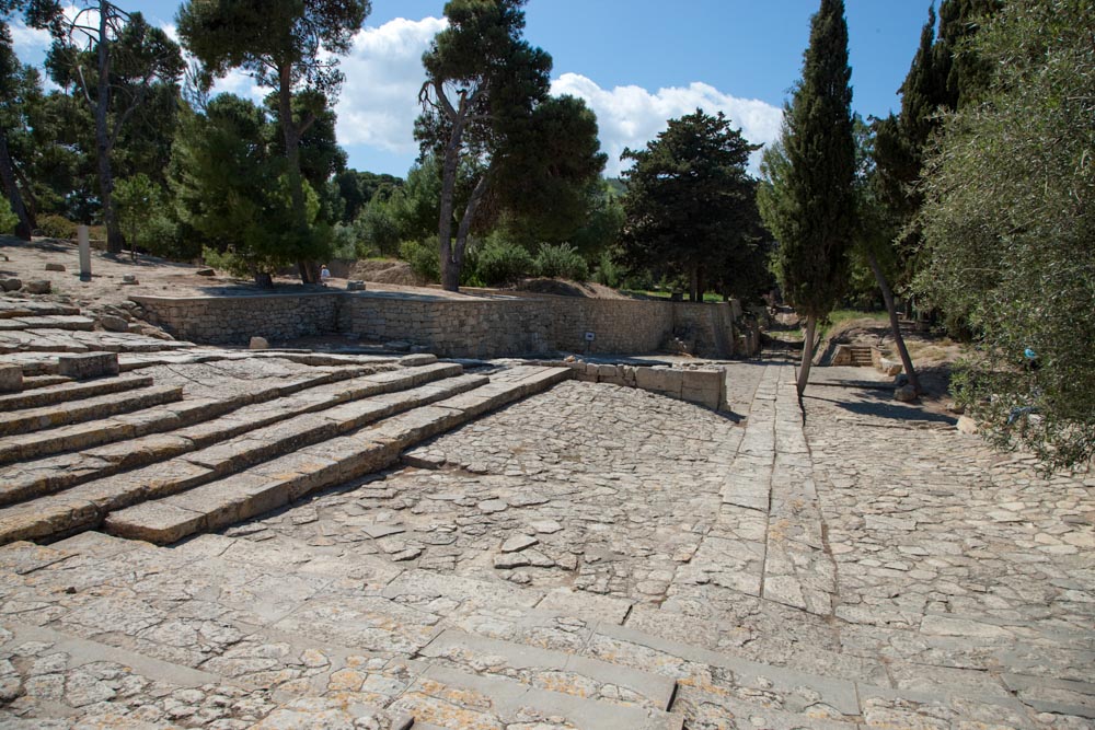 Greece, Crete, Knossos - Minoan theatral area