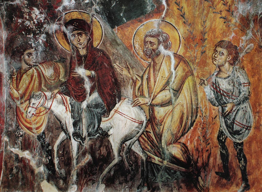 Greece, Crete, Krista, Byzantine church of Panagia Kera - Frescoes