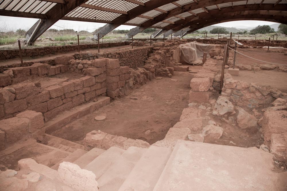 Greece, Crete, Malia Minoan palace - Hypostyle Crypt