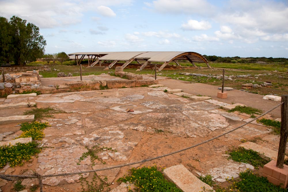 Greece, Crete, Malia Minoan palace - Megaron