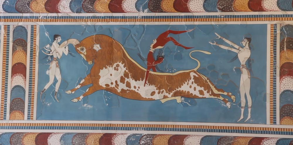 Greece, Crete, Minoan Paintings