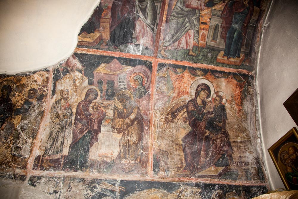 Greece, Crete, Moni Odigitria Monastery - Frescoes