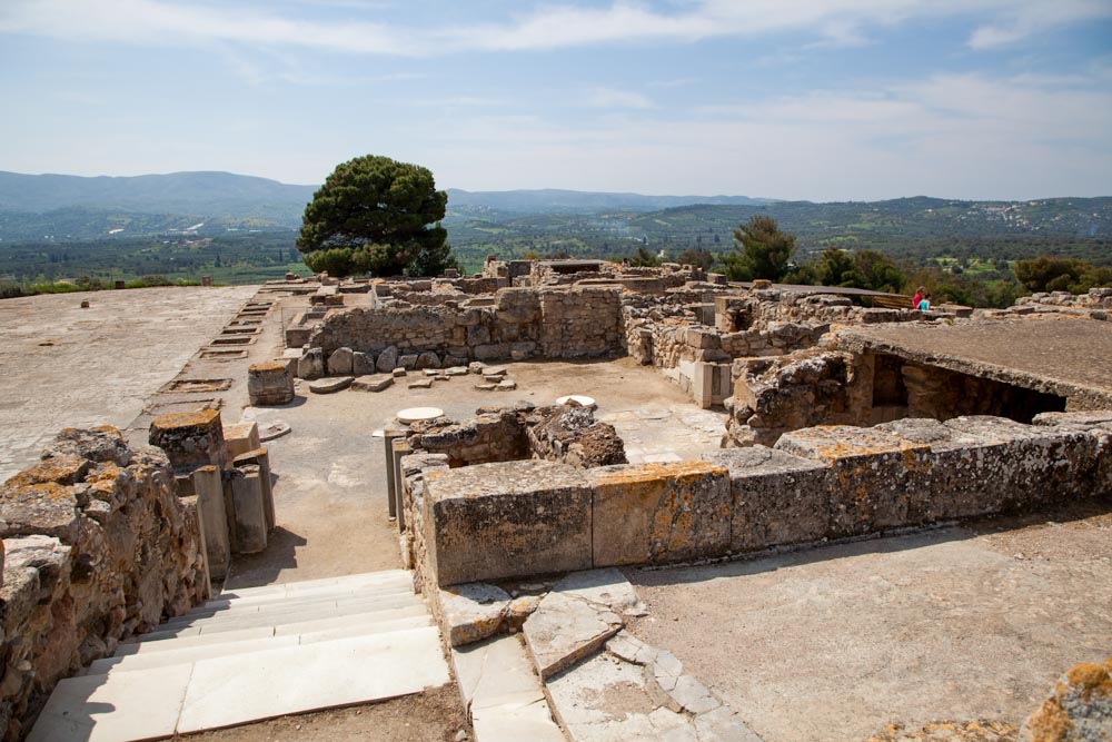 Greece, Crete, Phaistos Minoan palace - administrative office