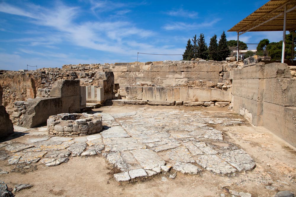 Greece, Crete, Phaistos Minoan palace - Building north-east