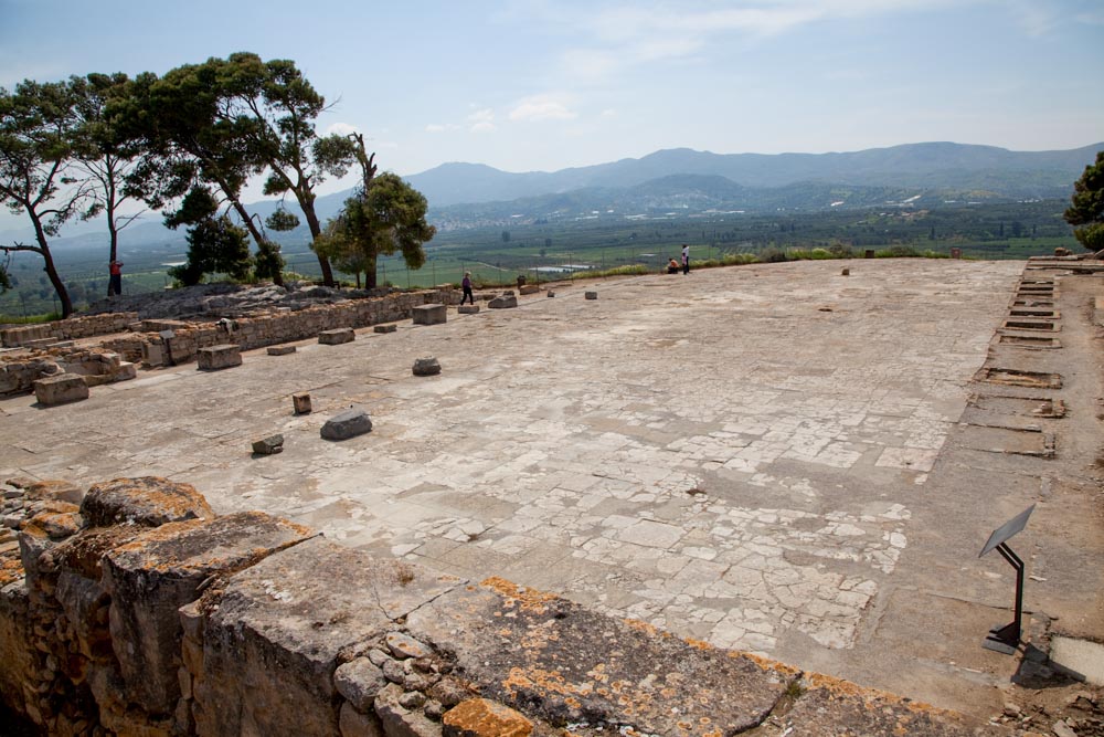 Greece, Crete, Phaistos Minoan palace - Central court