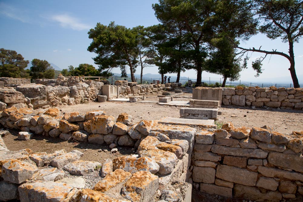 Greece, Crete, Phaistos Minoan palace - East wing