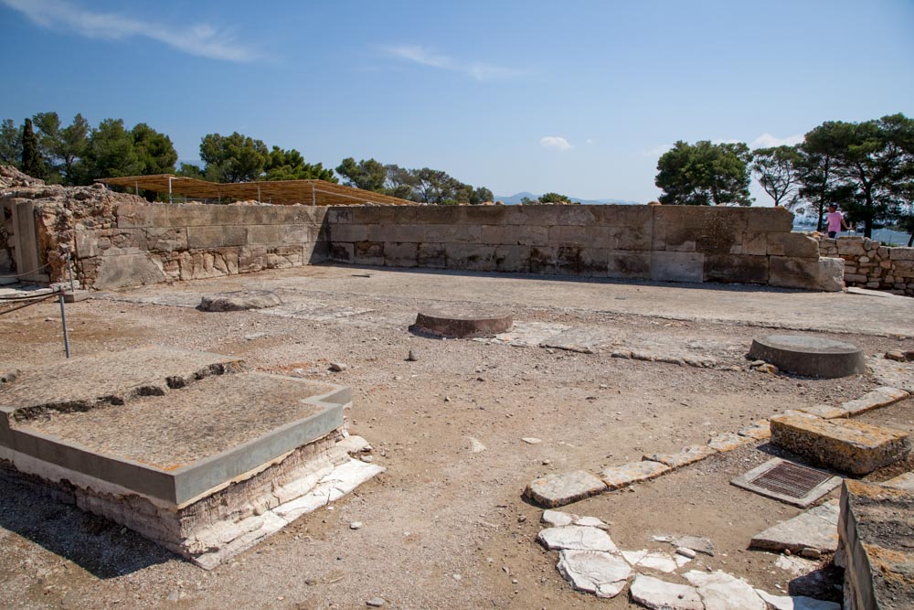 Greece, Crete, Phaistos Minoan palace - Large Propylon