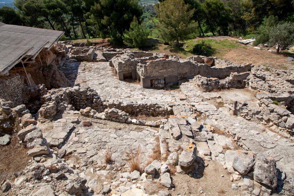Greece, Crete, Phaistos Minoan palace - Old palace quarter