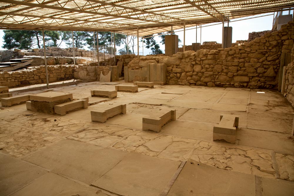Greece, Crete, Phaistos Minoan palace - Royal apartments