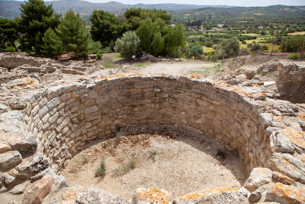 Greece, Crete, Phaistos Minoan palace - silos