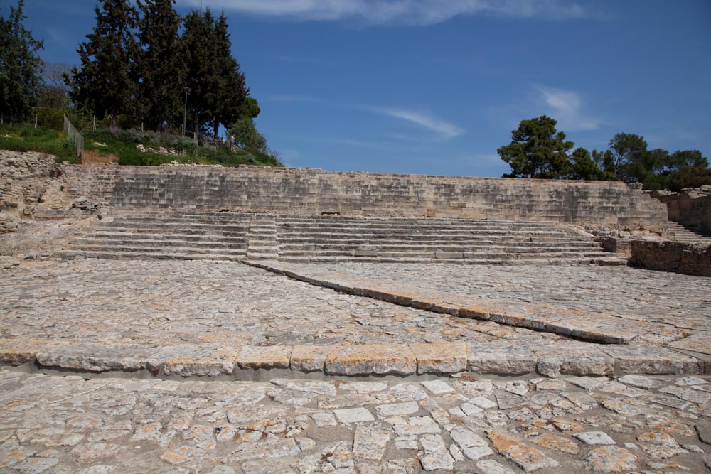 Greece, Crete, Phaistos Minoan palace - Theatrical Area