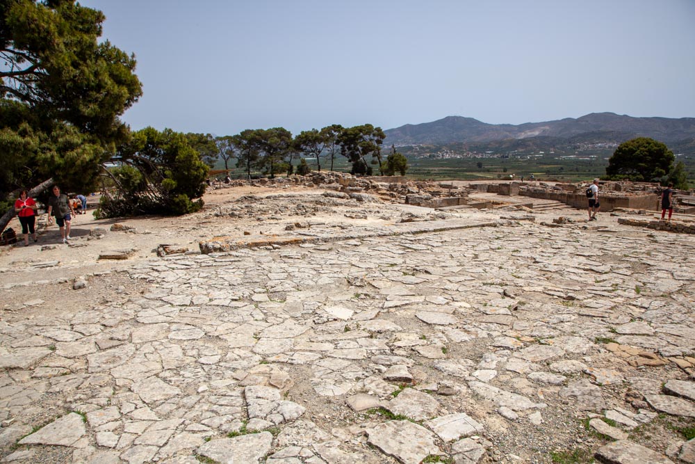 Greece, Crete, Phaistos Minoan palace - Upper court