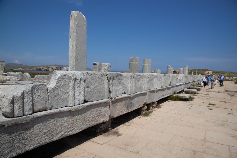 Greece, Delos Island, Agora of the compitalaists