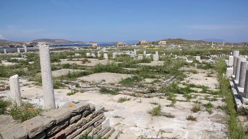Greece, Delos Island, Agora Tetragona