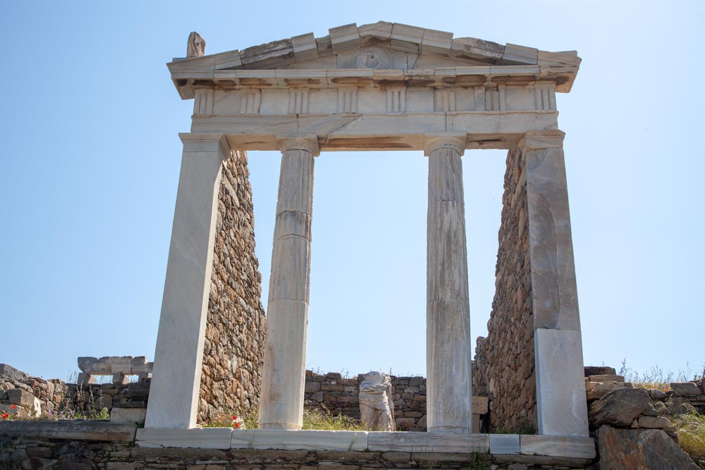 Greece, Delos Island, Temple of Isis