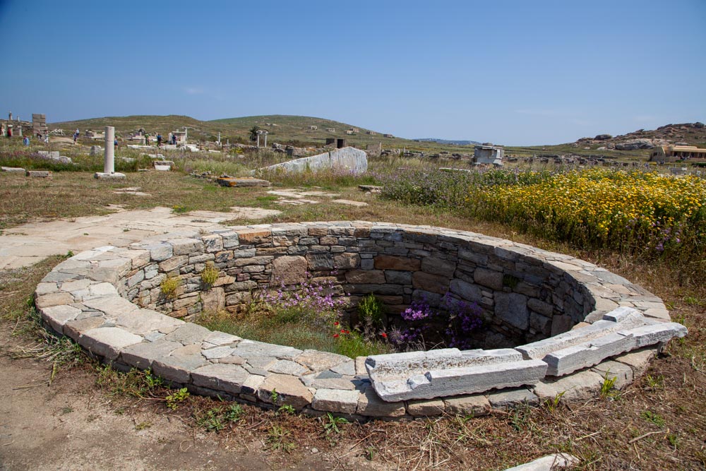 Greece, Delos Island, Well