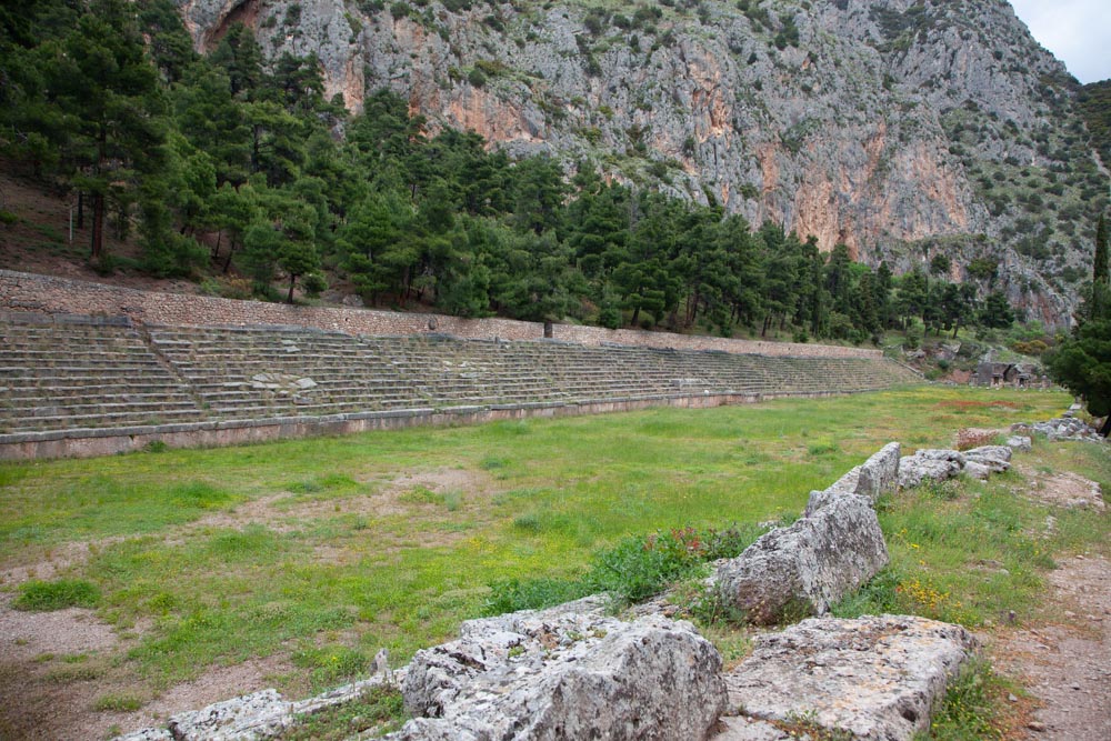 Greece, Delphi, Greek-Roman stadium